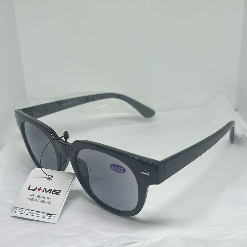U+ME Unisex Sun Reader Glasses +1.25 with UV Protection – Premium Readers